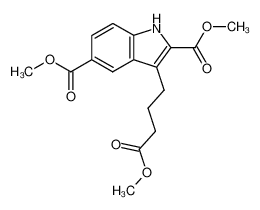 methyl 4-(2,5-dicarbomethoxyindol-3-yl)butanoate_196103-77-2