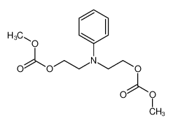 2-[N-(2-methoxycarbonyloxyethyl)anilino]ethyl methyl carbonate_19619-23-9