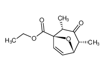 rel-ethyl (1R,2S,4R,5S)-2,4-dimethyl-3-oxo-8-oxabicyclo[3.2.1]oct-6-ene-1-carboxylate_196192-92-4
