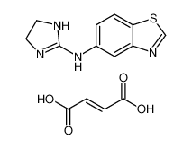 N-(4,5-dihydro-1H-imidazol-2-yl)benzo[d]thiazol-5-amine fumarate_196204-97-4