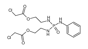 Phosphorsaeure-anilid-bis-(2-chloracetoxy-aethylamid)_19625-50-4