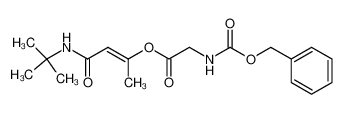 3-(Carbobenzoxyglycyloxy)-crotonsaeure-tert.-butylamid_19625-78-6
