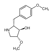 2-(4-Methoxy-phenylmethyl)-3-hydroxy-4-trans-methoxy-pyrrolidin_1963-35-5
