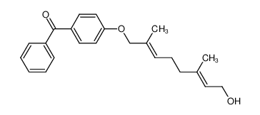 8-(4-benzoylphenyloxy)-geraniol_196312-06-8