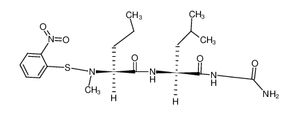 N-(o-Nitrophenylthio)-N-methyl-Nval-Leu-Gly-NH2_19635-93-9