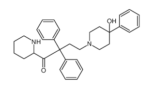 4-(4-hydroxy-4-phenylpiperidin-1-yl)-2,2-diphenyl-1-(piperidin-2-yl)butan-1-one_196404-17-8