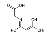 2-((4-hydroxypent-3-en-2-ylidene)amino)acetic acid_196409-77-5