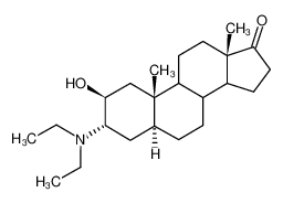 3α-Diaethylamino-5α-androstan-2β-ol-17-on_19644-26-9