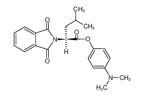 Phthaloyl-leucin-p-dimethylamino-phenylester_19648-57-8