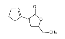 3-(4,5-dihydro-3H-pyrrol-2-yl)-5-ethyl-oxazolidin-2-one_19659-84-8