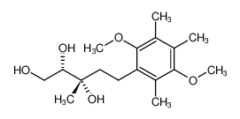 (2S,3S)-5-(2,5-dimethoxy-3,4,6-trimethylphenyl)-3-methylpentane-1,2,3-triol_196600-56-3