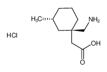 trans-((1R,3R)-1-Aminomethyl-3-methyl-cyclohexyl)-acetic acid hydrochloride_196608-45-4