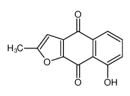 8-hydroxy-2-methylbenzo[f][1]benzofuran-4,9-dione_196613-60-2