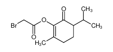 6-isopropyl-3-methylcyclohex-2-enon-2-yl bromoacetate_196618-44-7