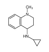 cyclopropyl-(1-methyl-1,2,3,4-tetrahydro-quinolin-4-yl)-amine_19668-41-8