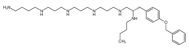 N1-[3-(3-{3-[(S)-3-(4-Benzyloxy-phenyl)-2-butylamino-propylamino]-propylamino}-propylamino)-propyl]-butane-1,4-diamine_196704-39-9
