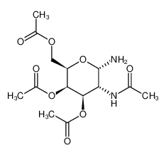 2-acetamido-3,4,6-tri-o-acetyl-1-amino-1,2-dideoxy-a-D-galactopyranose_196714-45-1