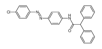 N-(4-((4-chlorophenyl)diazenyl)phenyl)-2,2-diphenylacetamide_19680-51-4