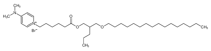 Pyridinium,4-(dimethylamino)-1-[6-[[2-[(hexadecyloxy)methyl]pentyl]oxy]-6-oxohexyl]-, bromide_196811-39-9