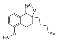 2,5-Dimethoxy-2-pent-4-enyl-3,4-dihydro-2H-naphthalen-1-one_196820-11-8