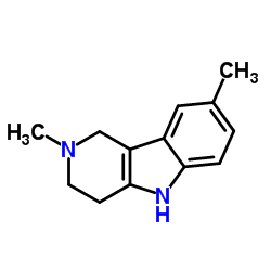 2,8-dimethyl-1,3,4,5-tetrahydropyrido[4,3-b]indole_19686-05-6