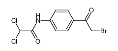 2-bromo-1-[4-(2,2-dichloro-acetylamino)-phenyl]-ethanone_19687-80-0