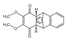 1,4,4a,9,9a,10-hexahydro-2,3-dimethoxy-9,10-(o-benzeno)anthracene-1,4-dione_196872-34-1