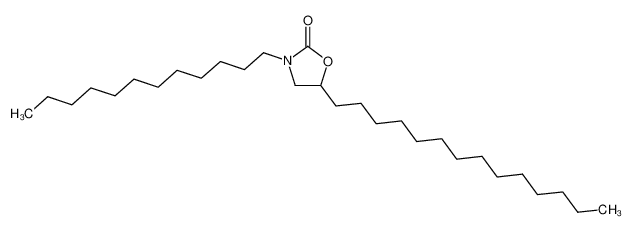 3-dodecyl-5-tetradecyl-oxazolidin-2-one_19688-03-0