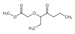 (1-ethyl-2-oxo-pentyloxy)-acetic acid methyl ester_19688-74-5