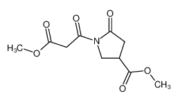 1-(2-Methoxycarbonyl-acetyl)-5-oxo-pyrrolidine-3-carboxylic acid methyl ester_196882-11-8