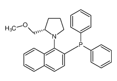 (S)-1-(2-(diphenylphosphaneyl)naphthalen-1-yl)-2-(methoxymethyl)pyrrolidine_196882-53-8