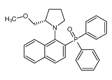 (S)-(1-(2-(methoxymethyl)pyrrolidin-1-yl)naphthalen-2-yl)diphenylphosphine oxide_196882-64-1