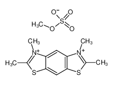 2,3,5,6-tetramethyl-benzo[1,2-d;5,4-d']bisthiazolediium; bis-(methyl sulfate)_19691-81-7