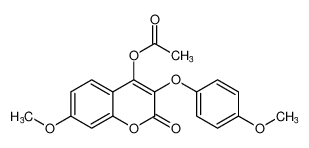 7-methoxy-3-(4-methoxyphenoxy)-2-oxo-2H-chromen-4-yl acetate_196928-74-2