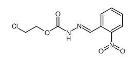 (2-nitro-benzylidene)-hydrazinecarboxylic acid 2-chloro-ethyl ester_19693-50-6