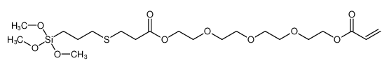 2-Propenoic acid,20,20-dimethoxy-13-oxo-3,6,9,12,21-pentaoxa-16-thia-20-siladocos-1-yl ester_196946-95-9