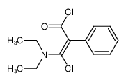 N.N-Diethyl-1-chlor-2-chlorcarbonyl-styrylamin_19698-34-1