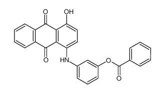 1-Hydroxy-4-(m-benzoyloxyanilino)-anthrachinon_19701-08-7