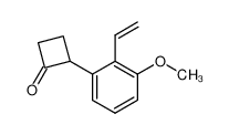 2-(3-Methoxy-2-vinyl-phenyl)-cyclobutanone_197015-38-6