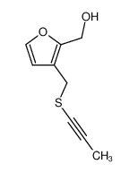 (3-Prop-1-ynylsulfanylmethyl-furan-2-yl)-methanol_197074-96-7