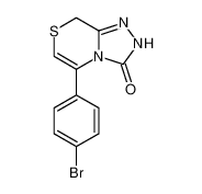 5-(4-bromophenyl)-2,8-dihydro-3H-[1,2,4]triazolo[3,4-c][1,4]thiazin-3-one_197095-89-9