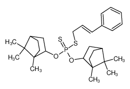O,O-Dibornyl-S-cinnamyl-dithiophosphat_19713-04-3
