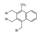 1-Methyl-2,3,4-tris-(brommethyl)-naphthalin_19715-42-5