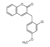 3-(2-Chloro-4-methoxy-benzyl)-chromen-2-one_197153-05-2