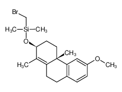 Bromomethyl-((2S,4aR)-6-methoxy-1,4a-dimethyl-2,3,4,4a,9,10-hexahydro-phenanthren-2-yloxy)-dimethyl-silane_197156-92-6
