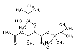 (2S,3S,4R)-3,4-bis((tert-butyldimethylsilyl)oxy)-5-oxopentan-2-yl acetate_197158-75-1