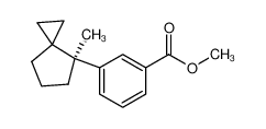 3-((S)-4-Methyl-spiro[2.4]hept-4-yl)-benzoic acid methyl ester_197164-17-3