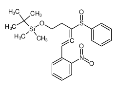 1-[(tert-butyldimethylsilyl)oxy]-5-(2-nitrophenyl)-3-phenylsulfinyl-3,4-pentadiene_197218-70-5