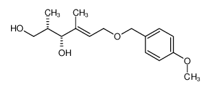 (E)-(2S,3R)-6-(4-Methoxy-benzyloxy)-2,4-dimethyl-hex-4-ene-1,3-diol_197227-96-6