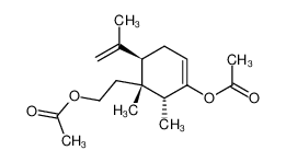 2-[(1R,2R,6R)-3-acetyloxy-1,2-dimethyl-6-(1-methylvinyl)cyclohex-3-enyl]ethyl acetate_197232-93-2